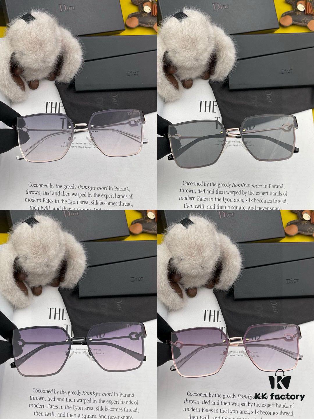 6931fe9b3a89a121ed54eafa DIOR Volcano ☔️ Fashion Frameless Sunglasses Lenses Top Luxury High Quality Women's Driving Sunglasses Model: CD05811