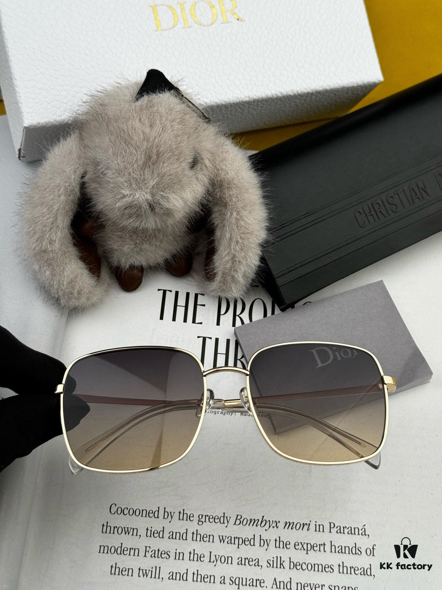 6931fe9c3a89a121ed54eb11 DIOR Volcano ☔ Fashion Square Sunglasses Top Luxury High Quality Women's Driving Sunglasses with Exceptional Charm Model: CD5908