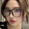 6931fea13a89a121ed54eb4d Dior 2025 New Arrival Minimalist Black Frame Eyeglasses for Women, D-Shaped Grey Blue-Light Blocking Non-Prescription Glasses, Unisex Photochromic Lens for Myopia, Suitable as Daily Wear, Sunglasses or Fashion Glasses