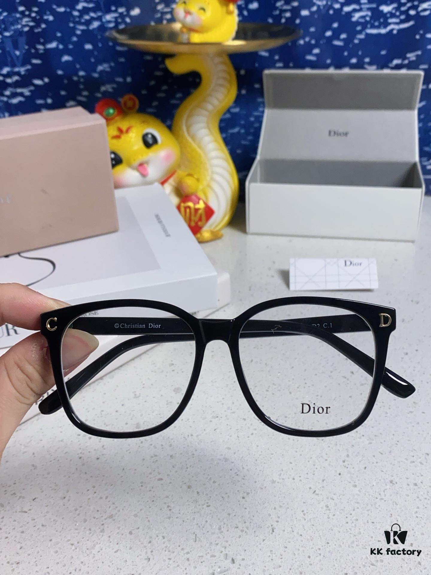 6931fea13a89a121ed54eb51 Dior 2025 New Arrival Minimalist Black Frame Eyeglasses for Women, D-Shaped Grey Blue-Light Blocking Non-Prescription Glasses, Unisex Photochromic Lens for Myopia, Suitable as Daily Wear, Sunglasses or Fashion Glasses