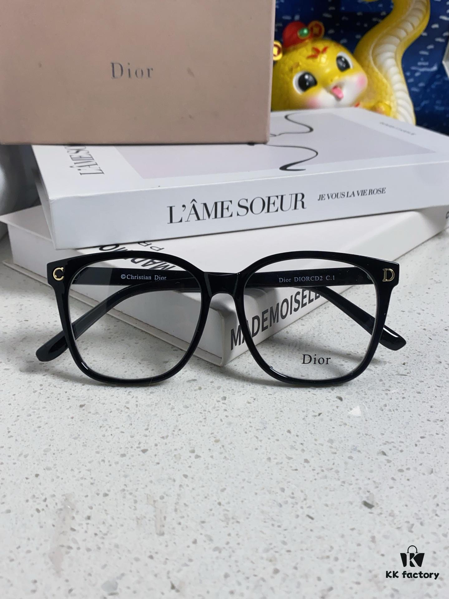 6931fea13a89a121ed54eb54 Dior 2025 New Arrival Minimalist Black Frame Eyeglasses for Women, D-Shaped Grey Blue-Light Blocking Non-Prescription Glasses, Unisex Photochromic Lens for Myopia, Suitable as Daily Wear, Sunglasses or Fashion Glasses
