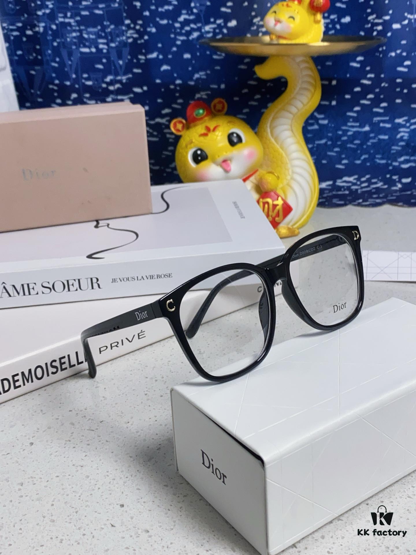 6931fea13a89a121ed54eb55 Dior 2025 New Arrival Minimalist Black Frame Eyeglasses for Women, D-Shaped Grey Blue-Light Blocking Non-Prescription Glasses, Unisex Photochromic Lens for Myopia, Suitable as Daily Wear, Sunglasses or Fashion Glasses