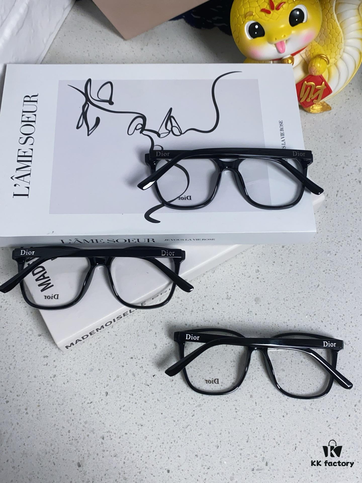 6931fea23a89a121ed54eb57 Dior 2025 New Arrival Minimalist Black Frame Glasses for Women, D-Shaped Grey Blue-Light Blocking Optical Glasses, Unisex Photochromic Myopia Eyewear, Suitable as Sunglasses or Everyday Style