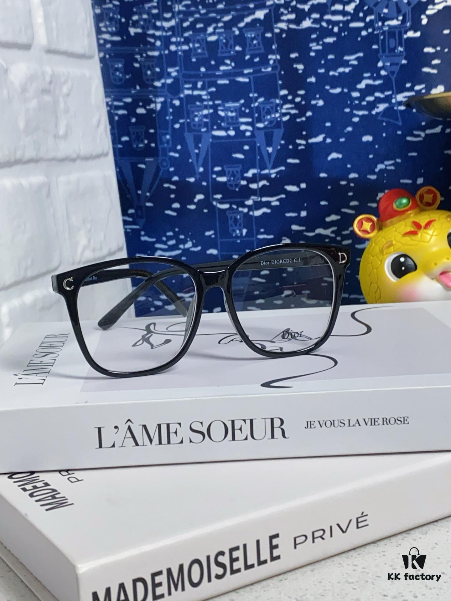 6931fea23a89a121ed54eb5a Dior 2025 New Arrival Minimalist Black Frame Women's Glasses, D-Shaped Grey Blue-Light Blocking Optical Glasses, Unisex Photochromic Myopia Eyewear, Sunglasses for Men and Women