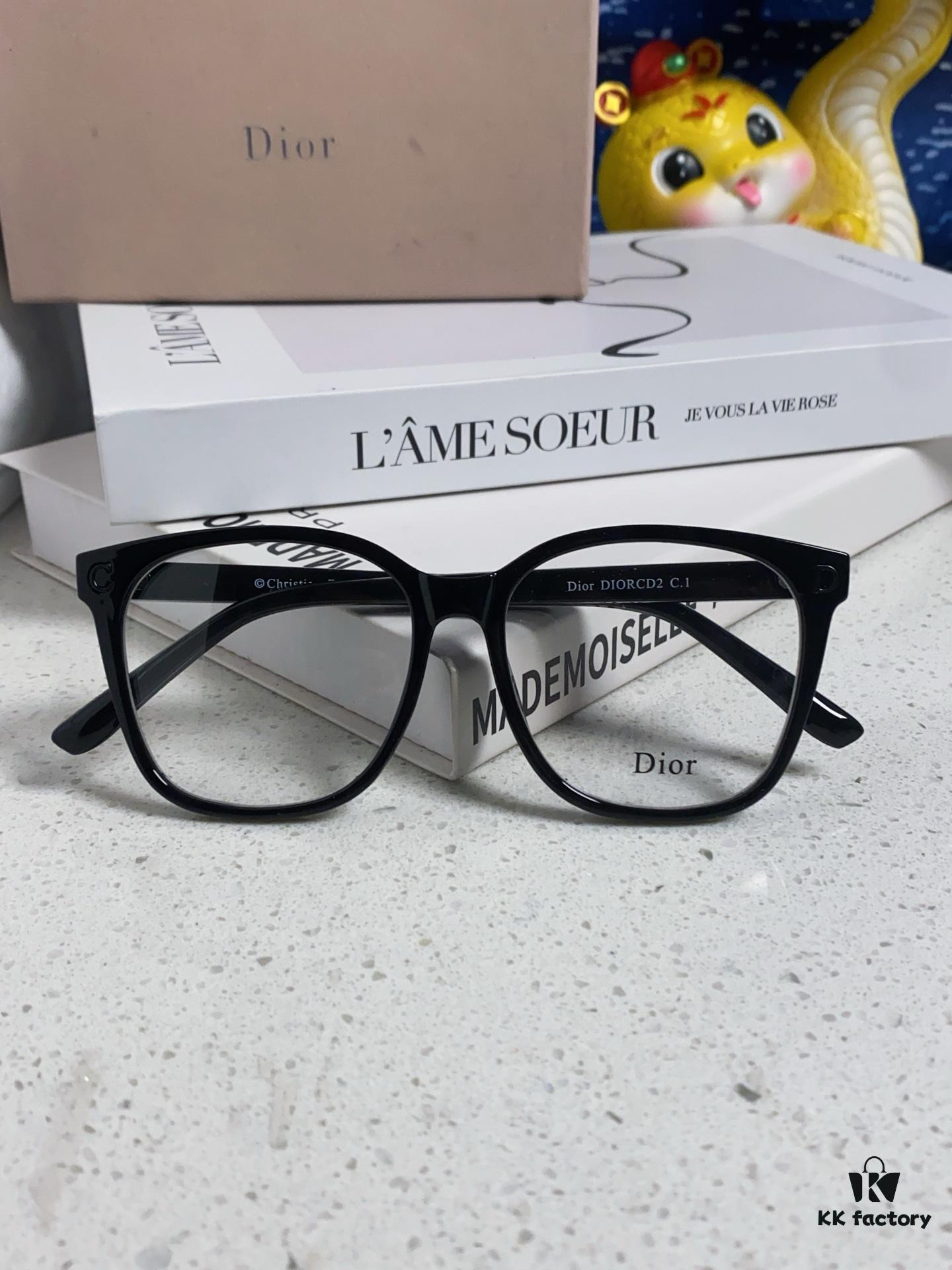 6931fea33a89a121ed54eb69 Dior 2025 New Arrival Minimalist Black Frame Glasses for Women, D-Shaped Grey Blue-Light Blocking Optical Glasses, Unisex Photochromic Myopia Eyewear, Suitable as Sunglasses or Everyday Style