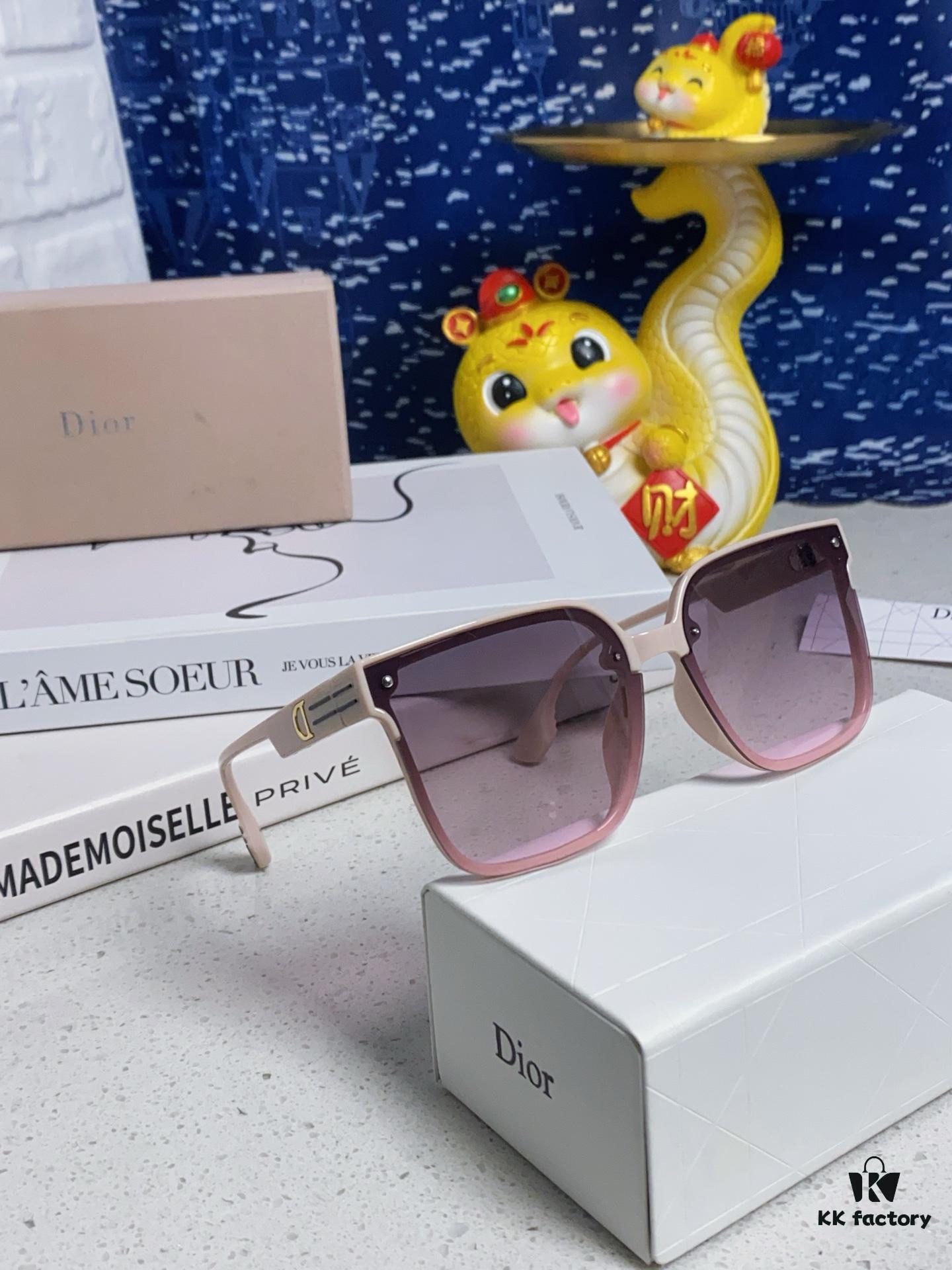 6931fea63a89a121ed54eb8d Dior 2025 New Arrival Women's Sunglasses, Stylish Oversized Square Frame, Korean Fashion Influencer Glasses, Slimming UV-Protective Sunglasses for Round Faces