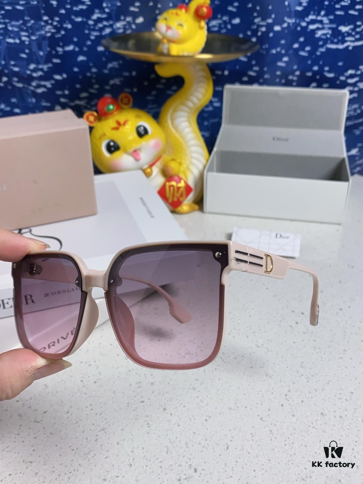 6931fea73a89a121ed54eb90 Dior 2025 New Arrival Women's Sunglasses, Stylish Oversized Square Frame, Korean Fashion Influencer Glasses, Slimming UV-Protective Sunglasses for Round Faces