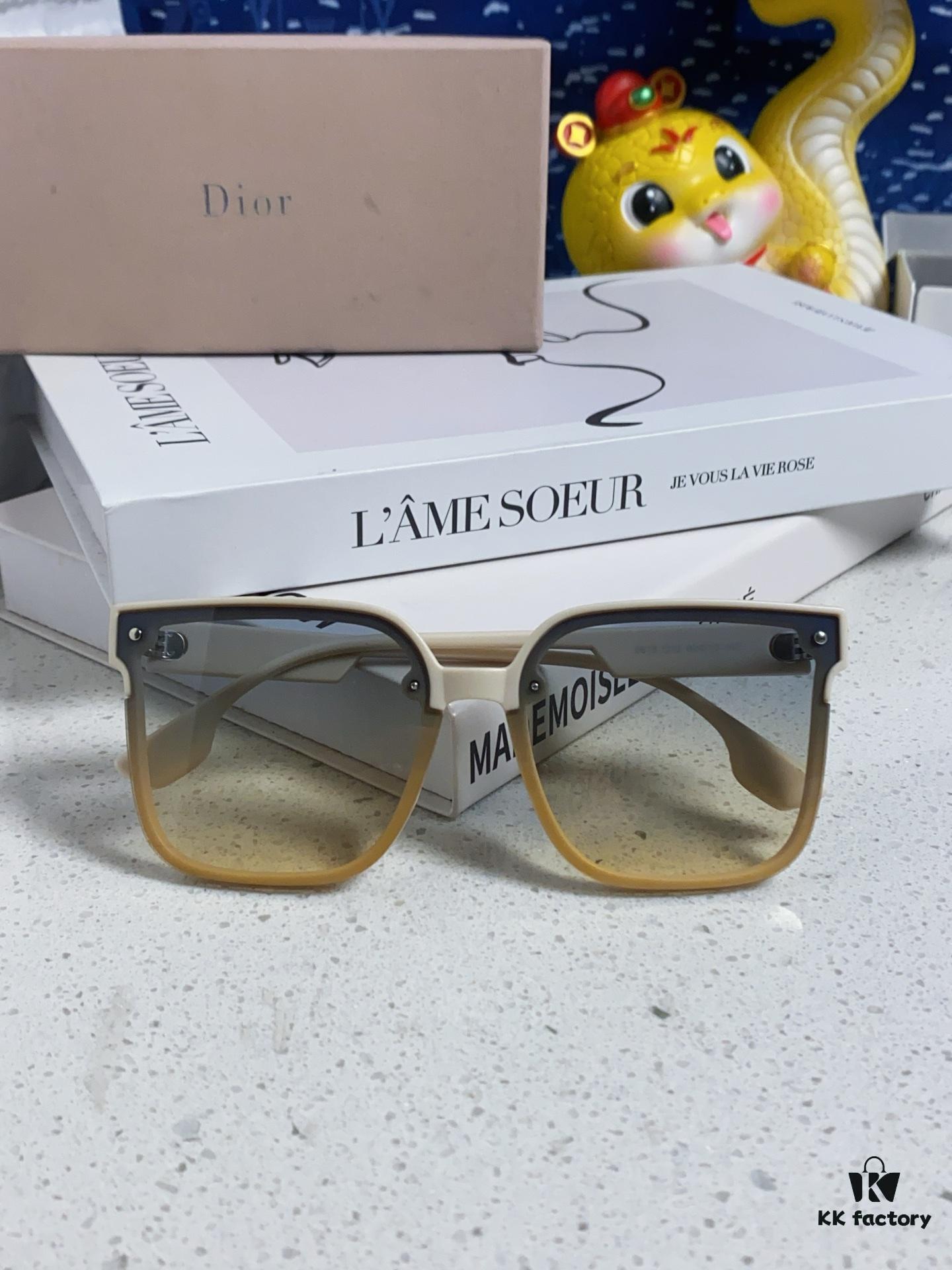 6931fea73a89a121ed54eb94 Dior 2025 New Arrival Sunglasses for Women, Stylish Oversized Square Frame, Korean-Inspired Trendy Glasses, Slimming UV-Protective Sunglasses for Round Faces