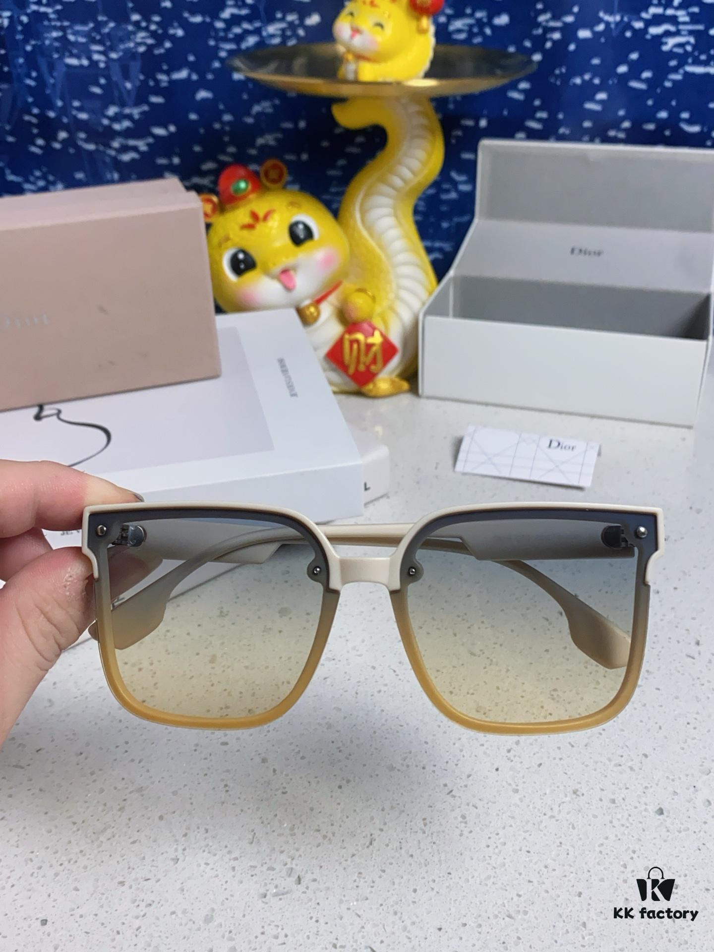6931fea73a89a121ed54eb96 Dior 2025 New Arrival Sunglasses for Women, Stylish Oversized Square Frame, Korean-Inspired Trendy Glasses, Slimming UV-Protective Sunglasses for Round Faces