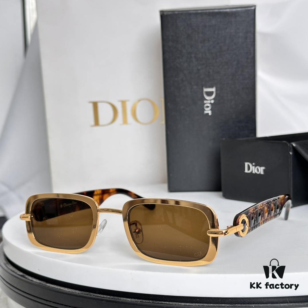 6931fea83a89a121ed54eb9f DIO* Gold-Tone Metal Dior Logo Sunglasses MODEL: DIOR R6U SIZE: 48-22-140