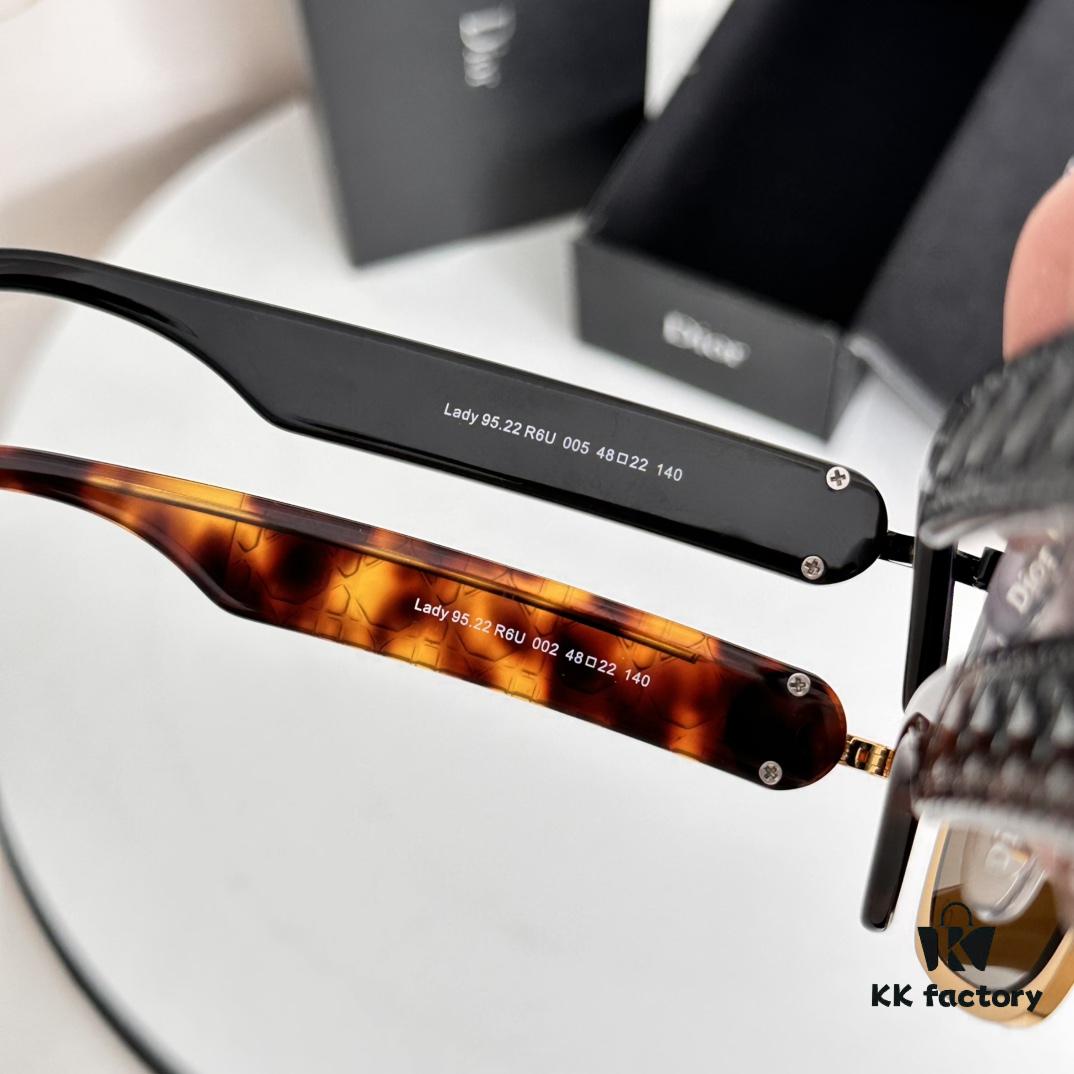 6931fea83a89a121ed54eba0 DIO* Gold-Tone Metal Dior Logo Sunglasses MODEL: DIOR R6U SIZE: 48-22-140