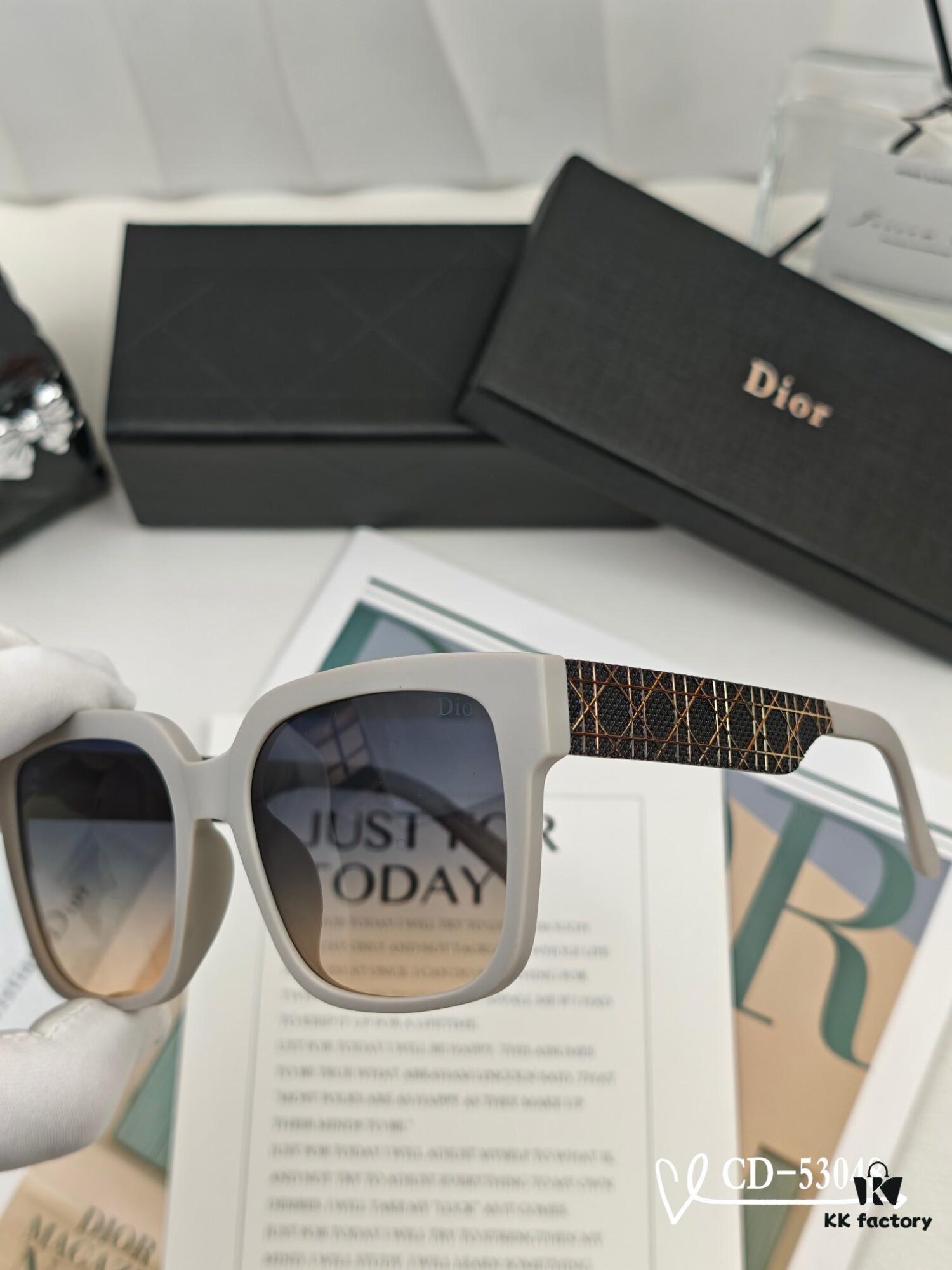 6931feab3a89a121ed54ebc9 DIOR France TR90 Lightweight Sunglasses with Polarized Lenses, Model 53048