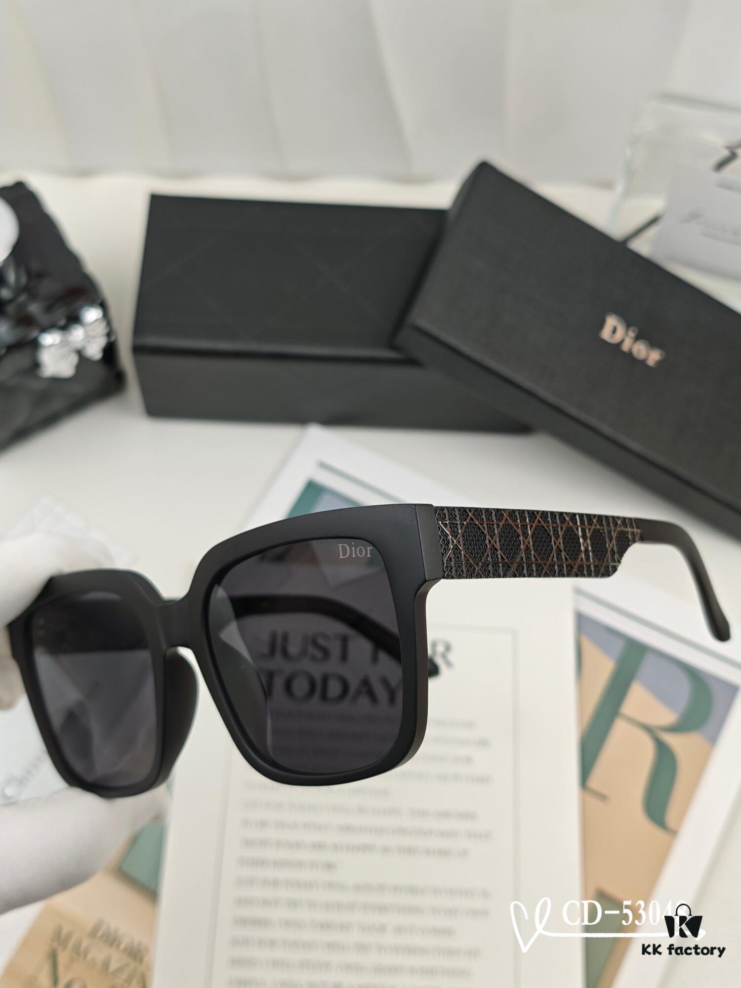 6931feab3a89a121ed54ebca DIOR France TR90 Lightweight Sunglasses with Polarized Lenses, Model 53048