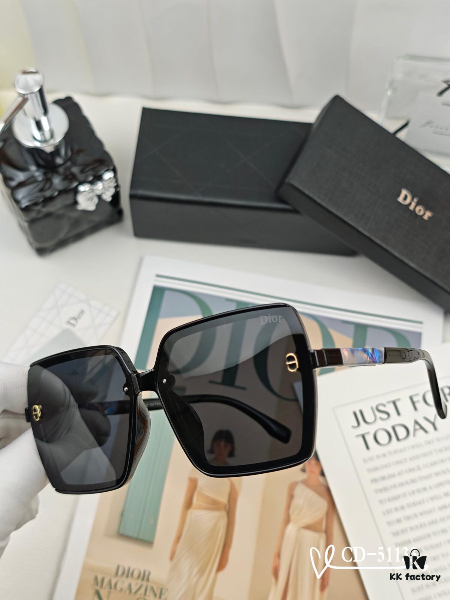 6931fead3a89a121ed54ebdb DIOR France TR90 Lightweight Sunglasses with Polarized Lenses, Model 51133