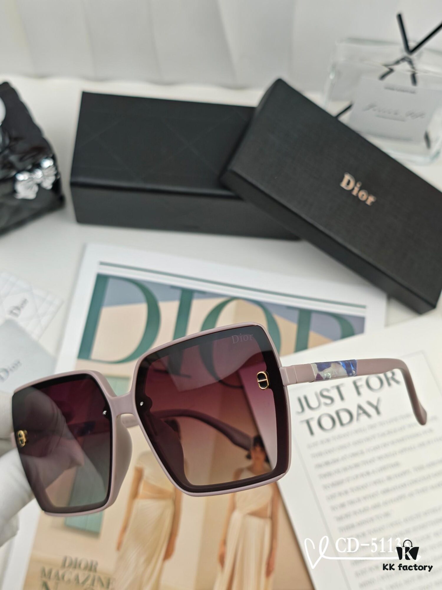 6931fead3a89a121ed54ebdc DIOR France TR90 Lightweight Sunglasses with Polarized Lenses, Model 51133