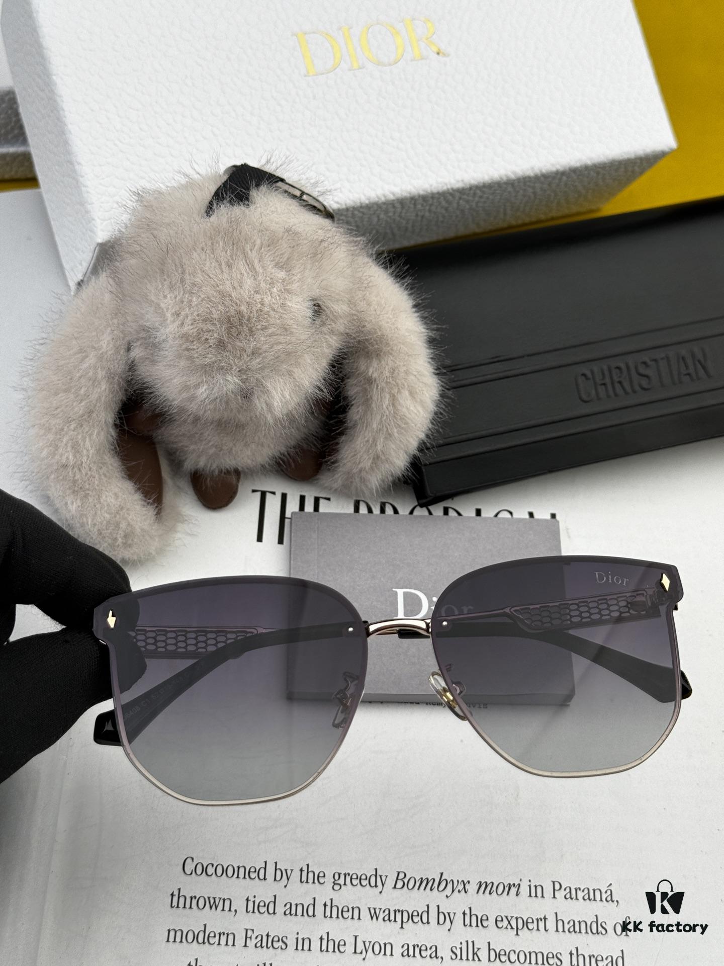 6931feaf3a89a121ed54ebf6 Dior Nylon Polarized Unisex Sunglasses, Frameless Polygonal Design, UV Protection, Model CD8640