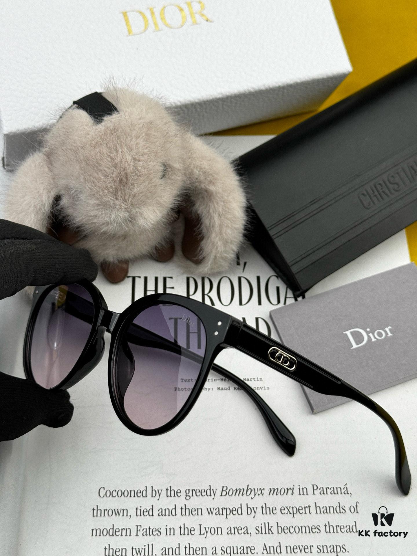 6931feb13a89a121ed54ec13 【DIOR - Dior】2025 Spring New Arrival Trendy Best-Selling Fashion Round Frame Polarized Sunglasses High Quality Comfortable Fit Influencer Favorite Model: D5106