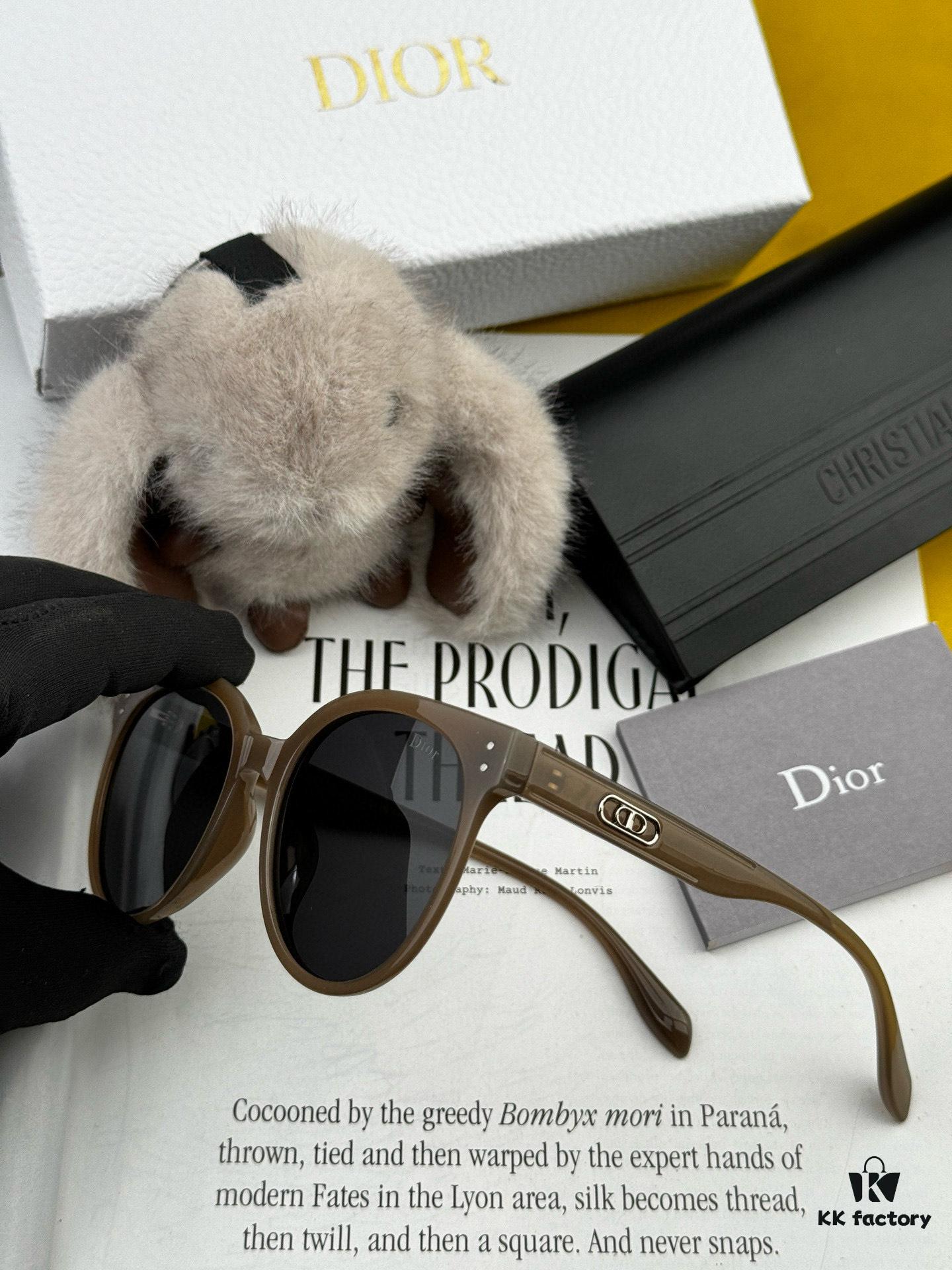 6931feb13a89a121ed54ec15 【DIOR - Dior】2025 Spring New Arrival Trendy Best-Selling Fashion Round Frame Polarized Sunglasses High Quality Comfortable Fit Influencer Favorite Model: D5106