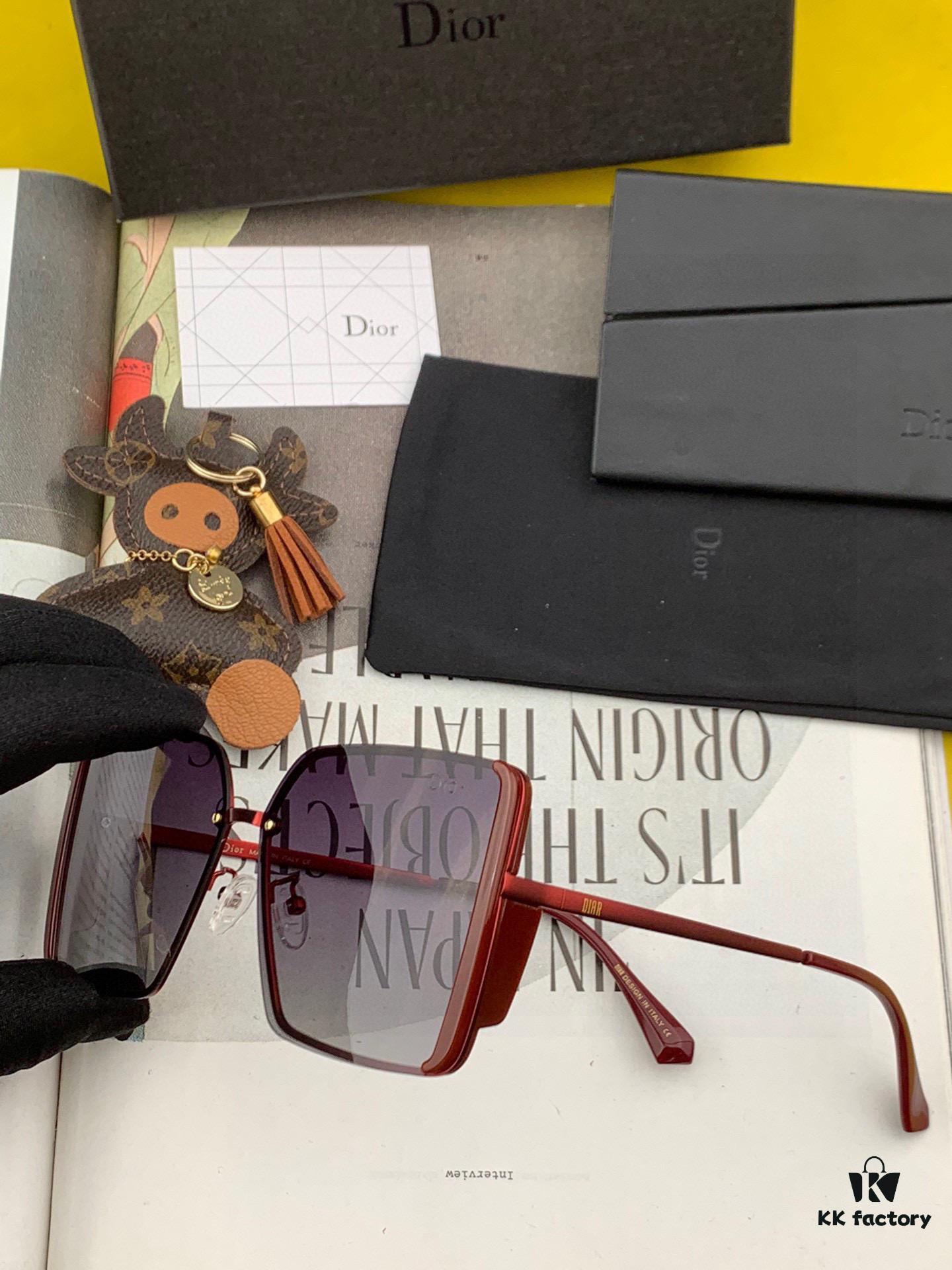 6931feb33a89a121ed54ec2d 【TR Polarized Series】DIOR Classic Square Frame Design, Flattering on All Face Shapes, Perfectly Matches Coats or Dresses, Exuding Elegance and Style