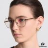 Versatile Frame with Subtle Gold Wire for Natural Look