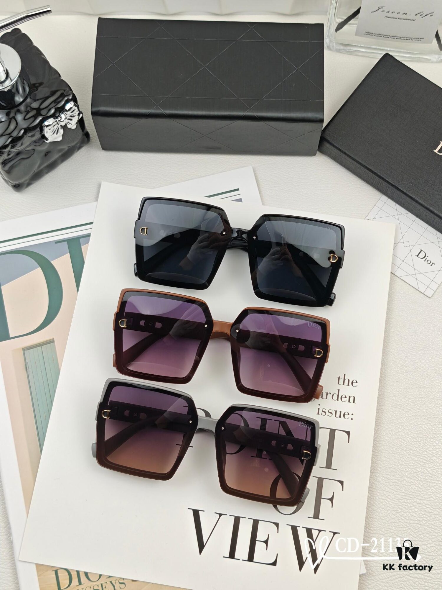 6931febd3a89a121ed54ecba DIOR France TR90 Lightweight Sunglasses with Polarized Lenses, Model 21135