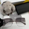 6931febf3a89a121ed54ecce DIOR Nylon Polarized Unisex Sunglasses, Frameless Polygonal Design, UV-Protective Nylon Polarized Lenses, Suitable for All Face Shapes, Stylish with Coats or Dresses, Model: CD3641