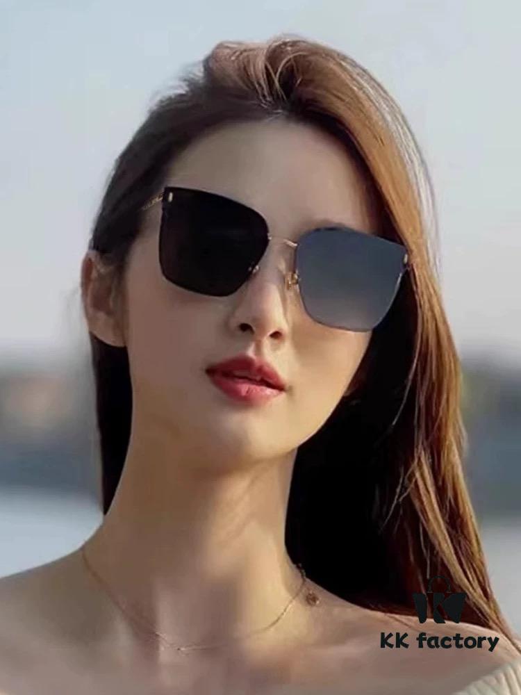 6931fec03a89a121ed54ecdd Nylon Polarized Series DIOR Frameless Sunglasses with Polygonal Design, Universal Fit for All Face Shapes, Stylish with Coats or Dresses, Polarized Nylon Lenses for UV Protection