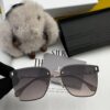 Nylon Polarized Series DIOR Frameless Sunglasses with Polygonal Design, Universal Fit for All Face Shapes, Stylish with Coats or Dresses, Polarized Nylon Lenses for UV Protection