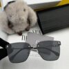 Nylon Polarized Series DIOR Frameless Sunglasses with Polygonal Design, Universal Fit for All Face Shapes, Stylish with Coats or Dresses, Polarized Nylon Lenses for UV Protection
