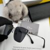 Nylon Polarized Series DIOR Frameless Sunglasses with Polygonal Design, Universal Fit for All Face Shapes, Stylish with Coats or Dresses, Polarized Nylon Lenses for UV Protection
