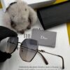 Nylon Polarized Series DIOR Frameless Sunglasses with Polygonal Design, Universal Fit for All Face Shapes, Stylish with Coats or Dresses, Nylon Polarized Lenses for UV Protection