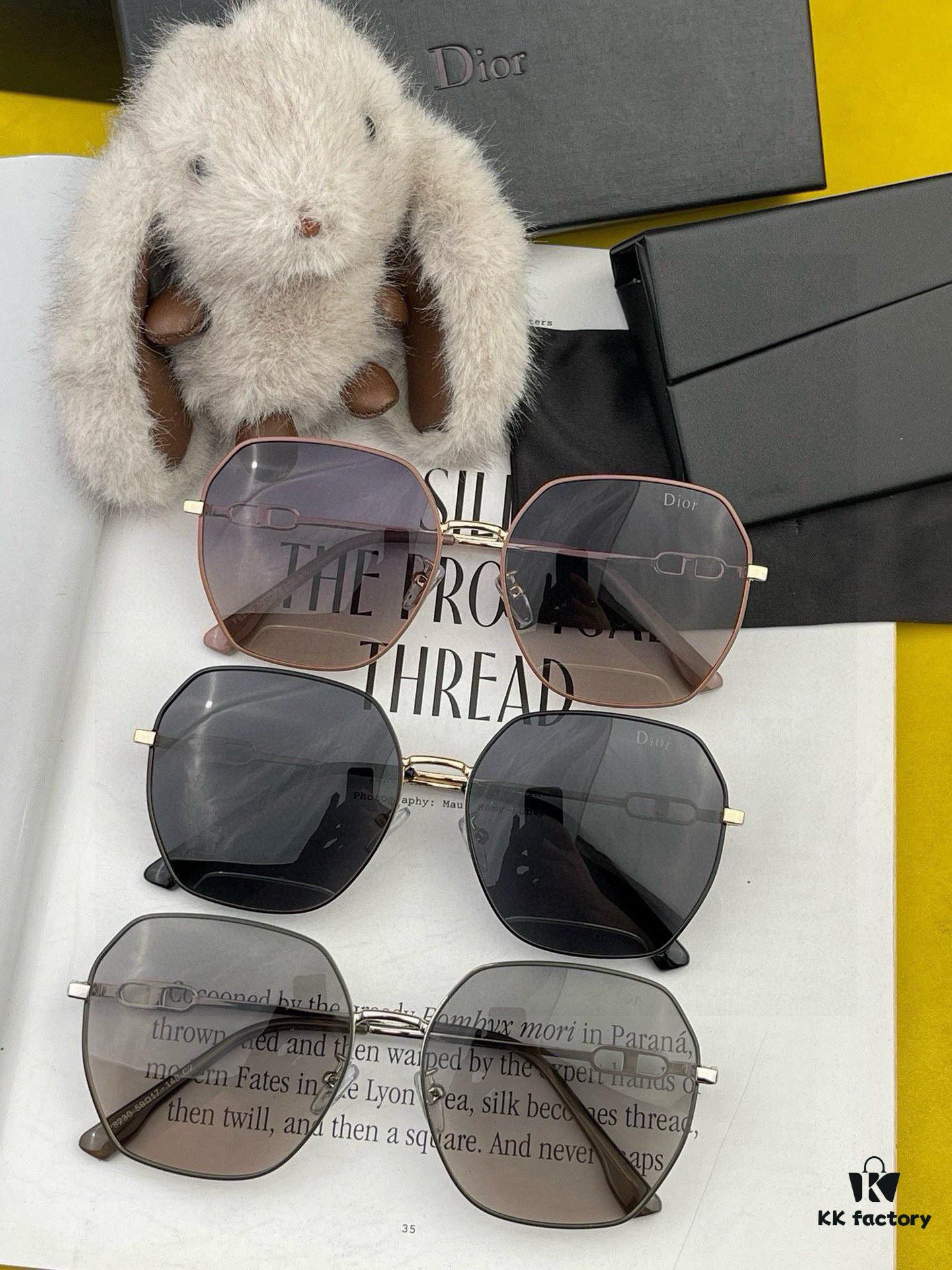 6931fec43a89a121ed54ed09 DIOR 2025 Official New Arrival Large-Frame Polarized Sunglasses, Popular Among Celebrities, Polylux Ultra-Clear Thickened Sunglasses Model: CD0823