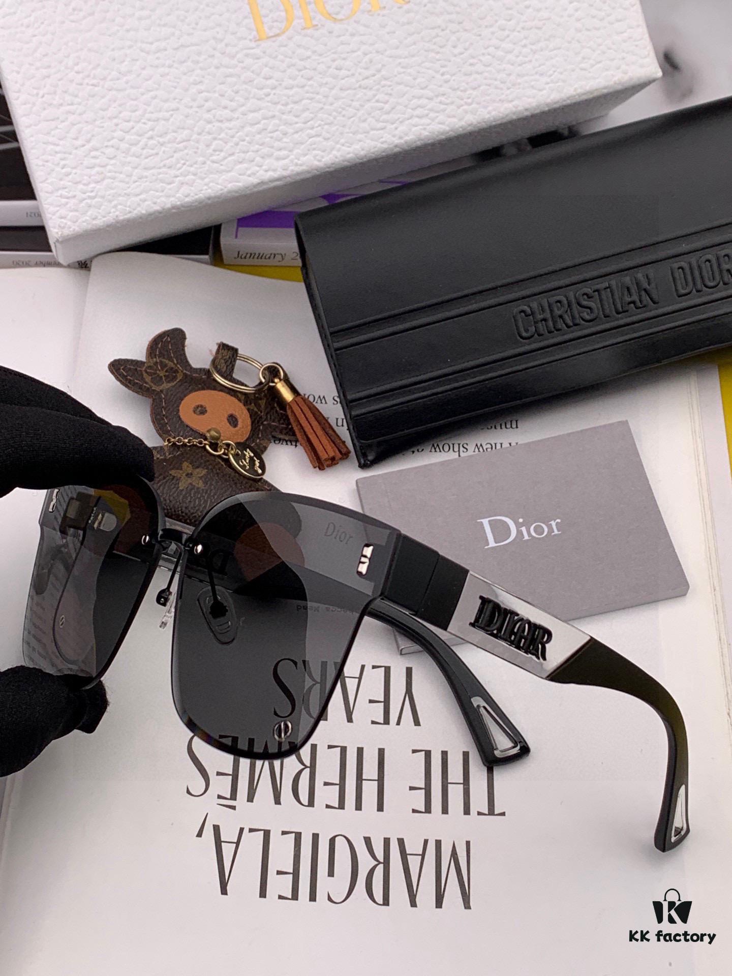 6931fec43a89a121ed54ed10 Nylon Polarized Series: DIOR Oversized Square Frame Sunglasses with Classic Design, Universal Fit for All Face Shapes, Stylish Look with Trench Coats or Dresses, Nylon Polarized Lenses for UV Protection, Model: CD1192