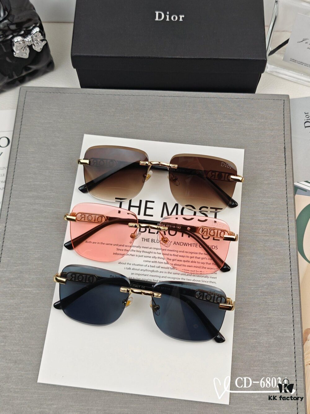 6931fecb3a89a121ed54ed60 Dior - French Fashion House Dior, Unisex Sunglasses with Polarized Lenses by Polaroid, Lightweight Metal Frame for Comfortable Wear, Style 68034