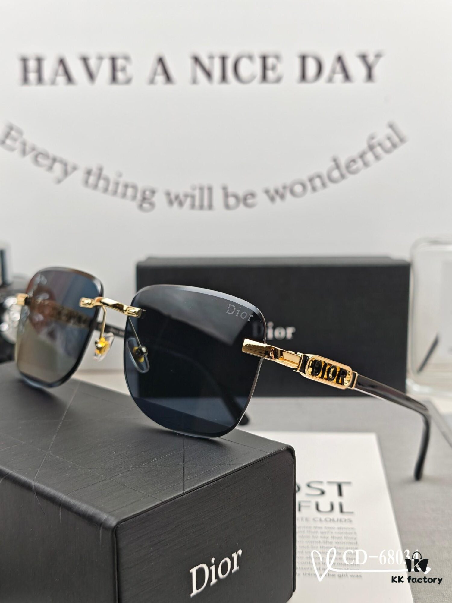 6931fecb3a89a121ed54ed61 Dior - French Fashion House Dior, Unisex Sunglasses with Polarized Lenses by Polaroid, Lightweight Metal Frame for Comfortable Wear, Style 68034