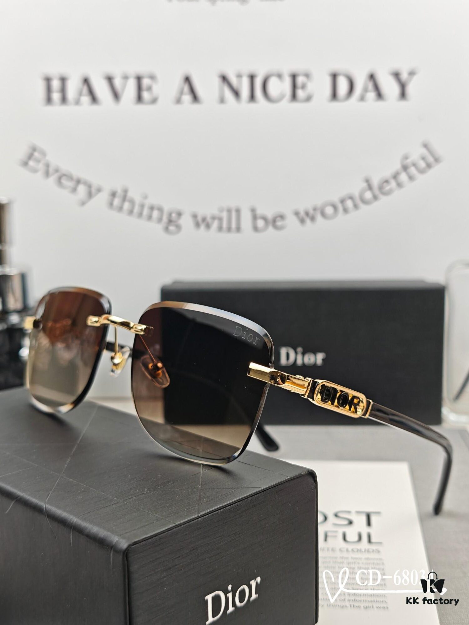 6931fecb3a89a121ed54ed63 Dior - French Fashion House Dior, Unisex Sunglasses with Polarized Lenses by Polaroid, Lightweight Metal Frame for Comfortable Wear, Style 68034