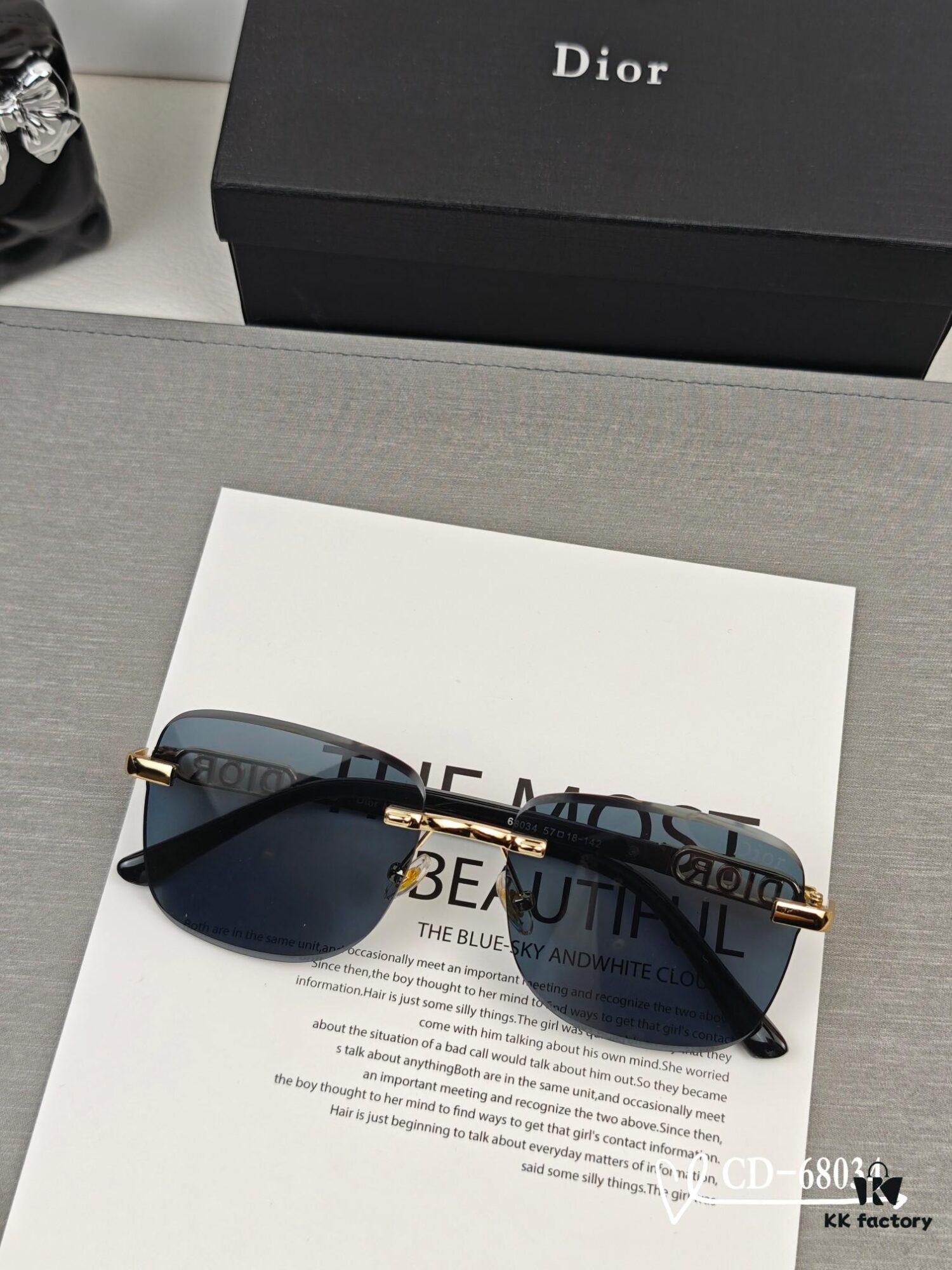6931fecb3a89a121ed54ed64 Dior - French Fashion House Dior, Unisex Sunglasses with Polarized Lenses by Polaroid, Lightweight Metal Frame for Comfortable Wear, Style 68034