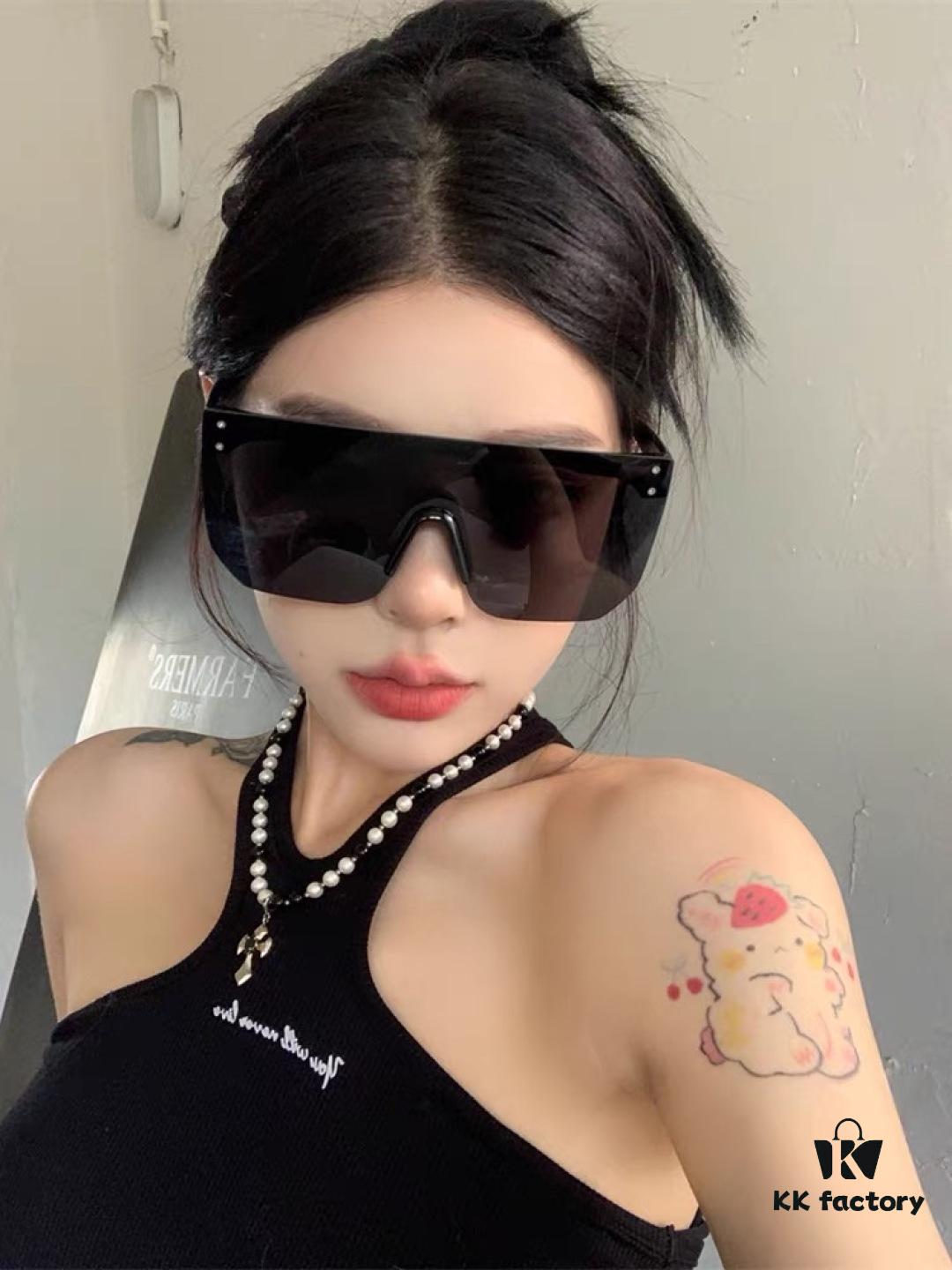 6931fecb3a89a121ed54ed69 Dior Oversized Windproof Protective Cat-Eye Sunglasses for Women, UV Protection, Face-Framing Design to Minimize Facial Appearance