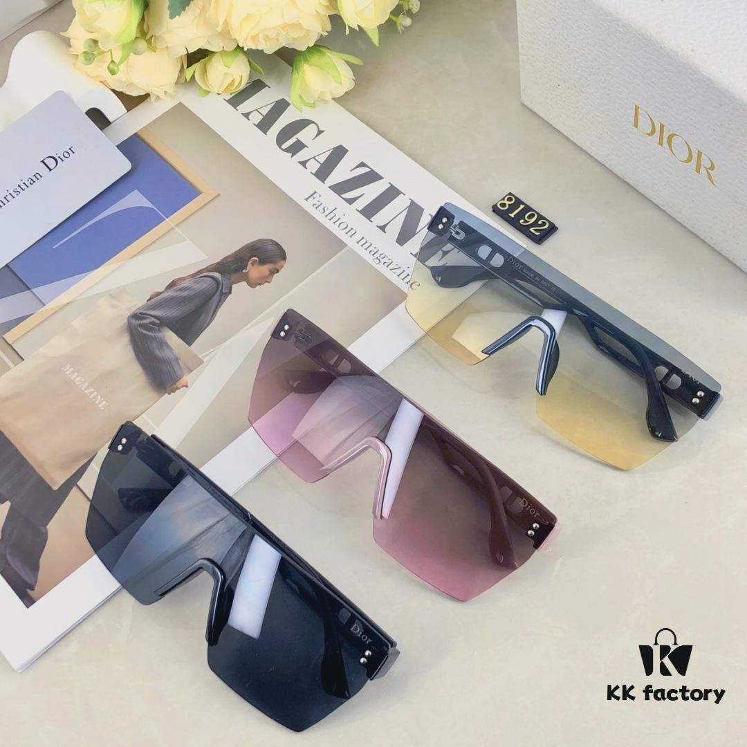 6931fecb3a89a121ed54ed6a Dior Oversized Windproof Protective Cat-Eye Sunglasses for Women, UV Protection, Face-Framing Design to Minimize Facial Appearance