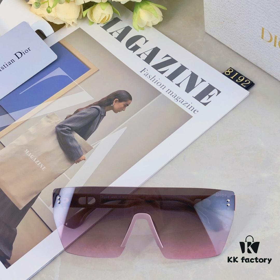 6931fecc3a89a121ed54ed6d Dior Oversized Windproof Protective Cat-Eye Sunglasses for Women, UV Protection, Face-Framing Design to Minimize Facial Appearance