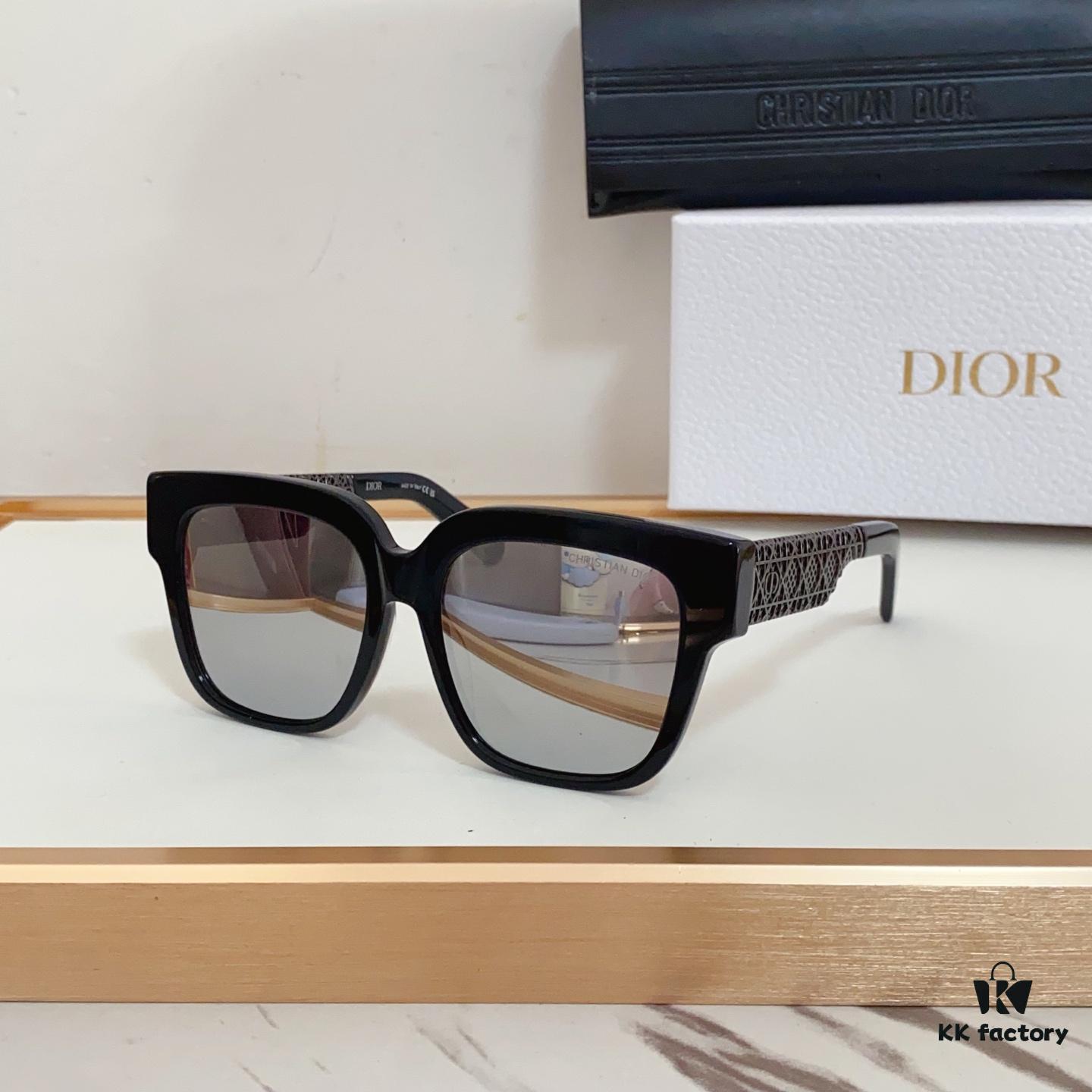 6931fece3a89a121ed54ed8f 140 DIO* Official New Arrival – DioRésille Acetate Butterfly Frame with Golden Metal Temples, Featuring Exquisite Cannage Pattern and CD Logo