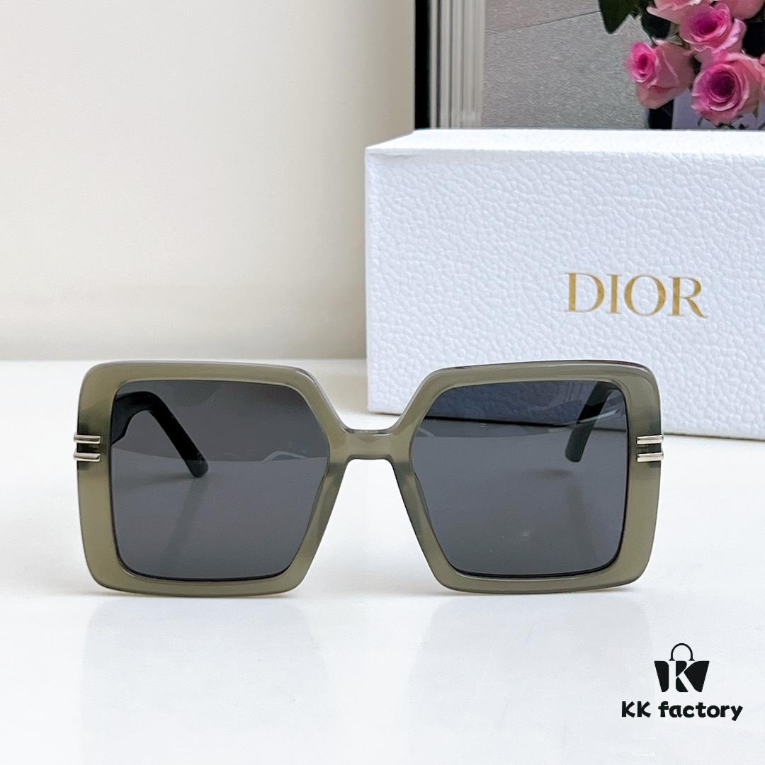 6931fecf3a89a121ed54ed9f 110 DIOR Modern Collection Square Unisex Sunglasses Model 8070 Size 56□20-145 Face-Framing Optical Glasses