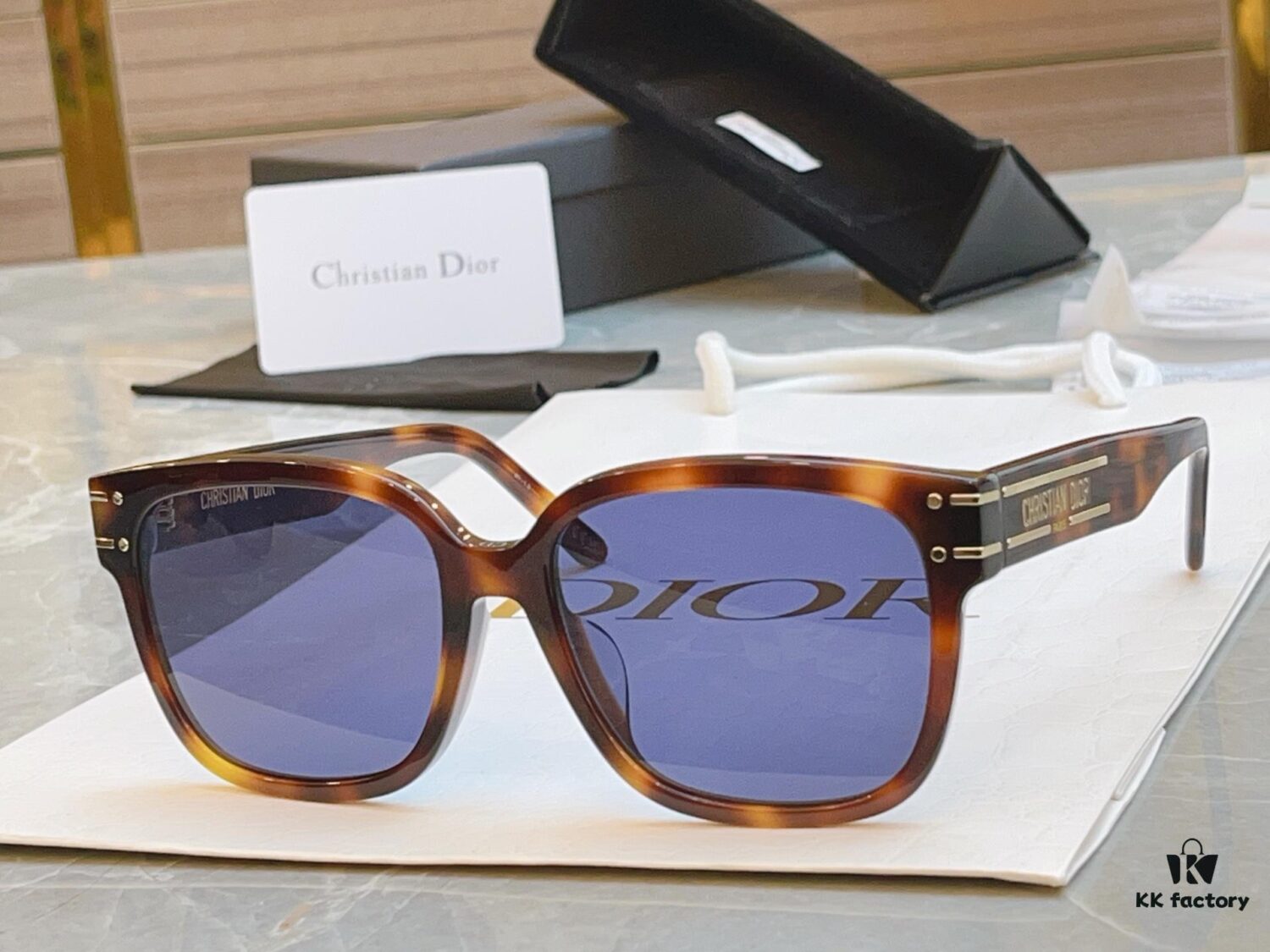 6931fed23a89a121ed54edc3 Dior Signature S7F New Arrival Sunglasses, High-End Version, Size: 58□18-140