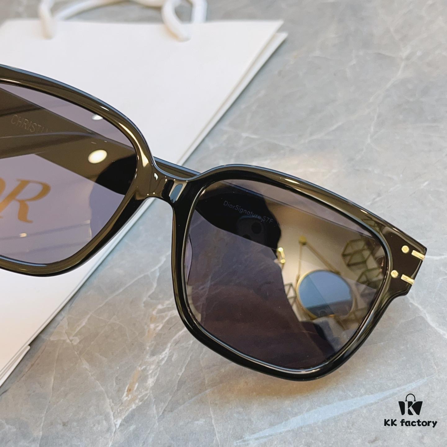 6931fed23a89a121ed54edc6 Dior Signature S7F New Arrival Sunglasses, High-End Version, Size: 58□18-140