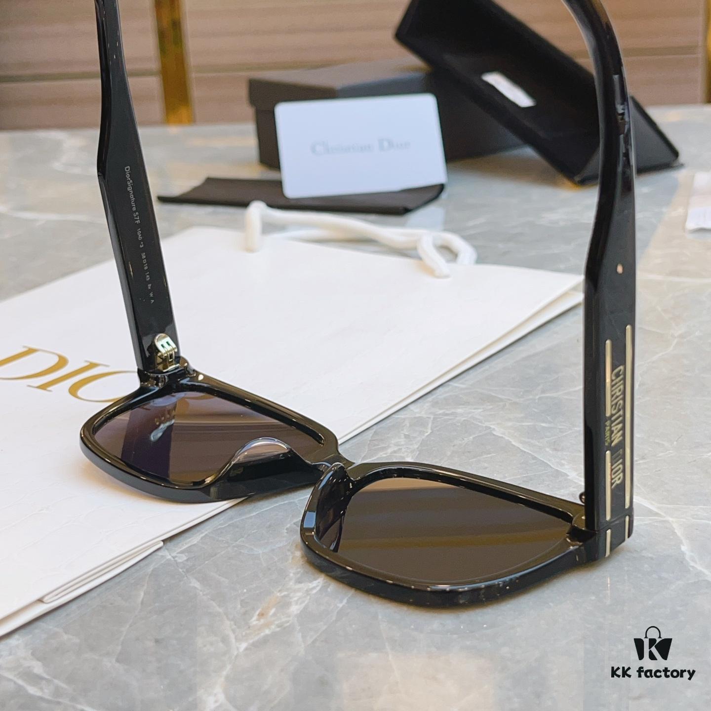 6931fed33a89a121ed54edca Dior Signature S7F New Arrival Sunglasses, High-End Version, Size: 58□18-140