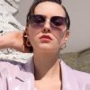 6931fed63a89a121ed54edf1 DIOR Volcano ☔️ Fashion Round Frame Sunglasses Lens Top Luxury High Quality Women's Driving Sunglasses Model: CD4311