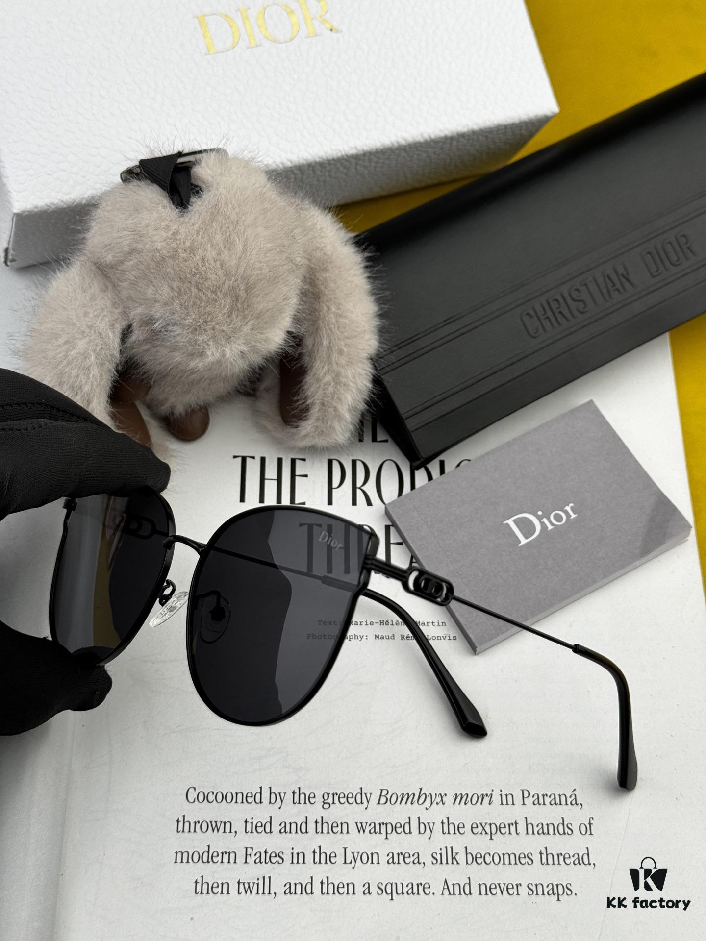 6931fed63a89a121ed54edf3 DIOR Volcano ☔️ Fashion Round Frame Sunglasses Lens Top Luxury High Quality Women's Driving Sunglasses Model: CD4311