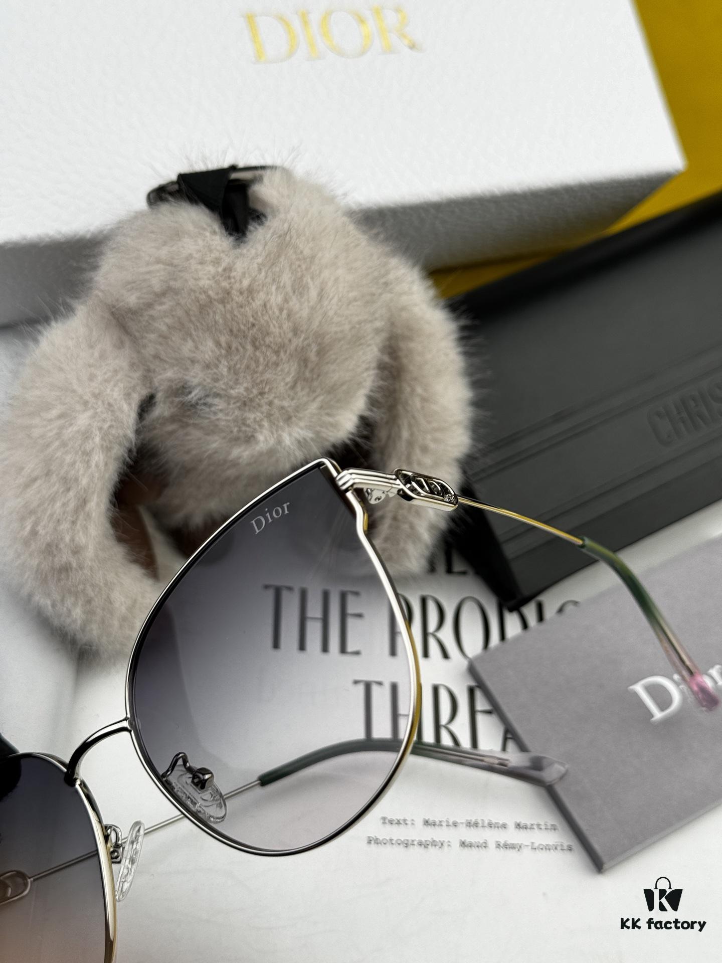 6931fed63a89a121ed54edf6 DIOR Volcano ☔️ Fashion Round Frame Sunglasses Lens Top Luxury High Quality Women's Driving Sunglasses Model: CD4311