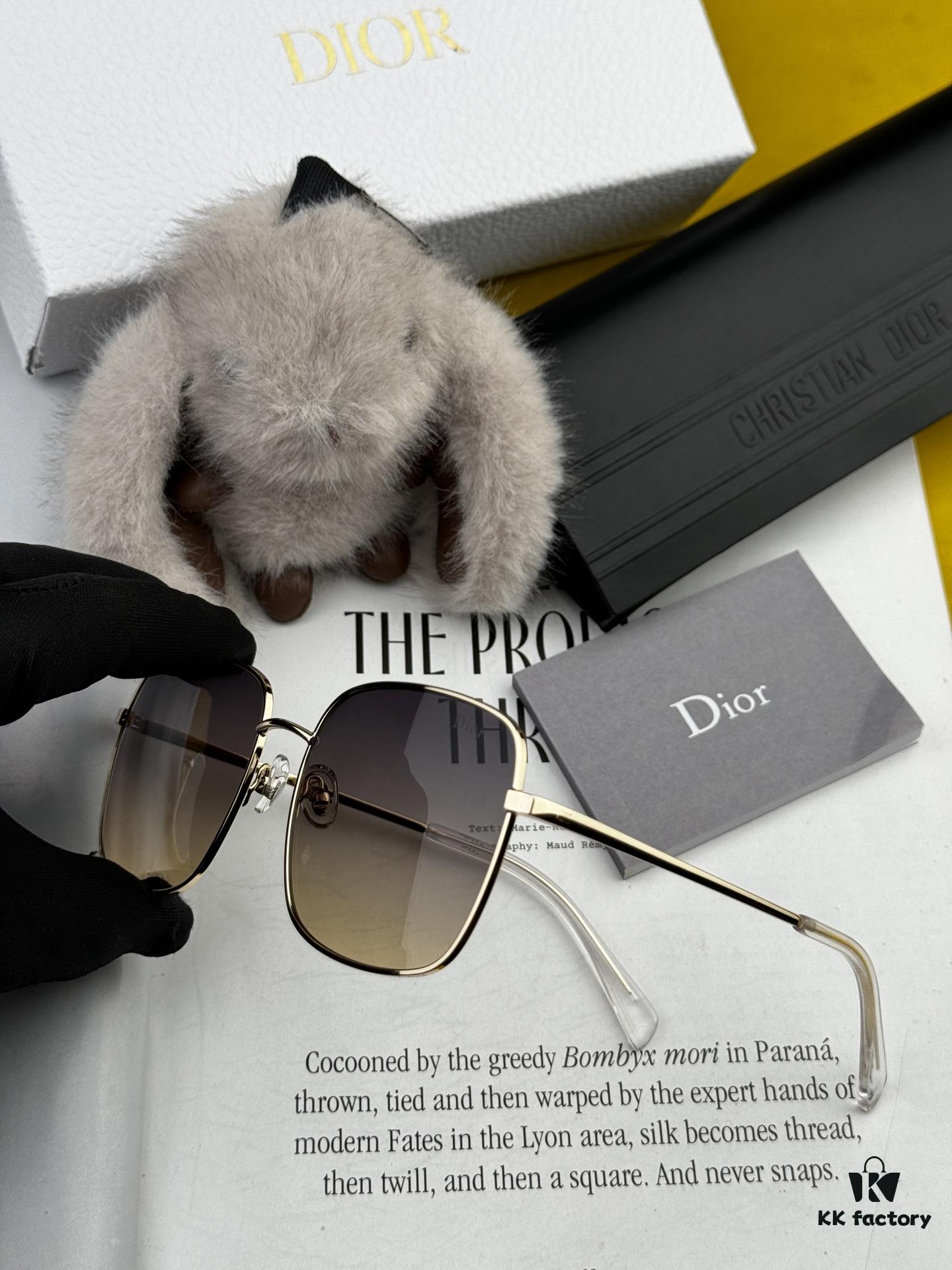 DIOR Volcano ☔️ Fashion Square Sunglasses Top Luxury [Strong] High Quality [Victory][Kiss] 🍦🍨 [Proud] Exceptional Charm 😄 🍫🍪 Women's Driving Sunglasses [Love] Model: CD5908 Eyewear Sunglasses