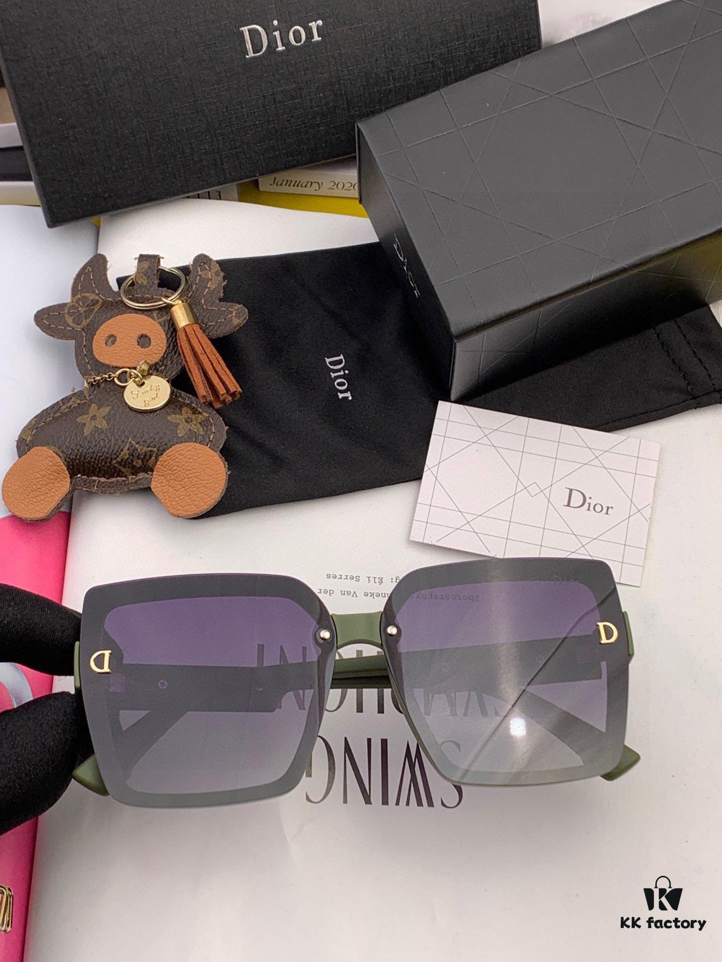6931fee83a89a121ed54eedb 【DIOR - Dior】2025 Spring New Arrival Trendy Popular Fashion Square Polarized Sunglasses High Quality Comfortable Fit Influencer Favorite Sunglasses Model: D6514